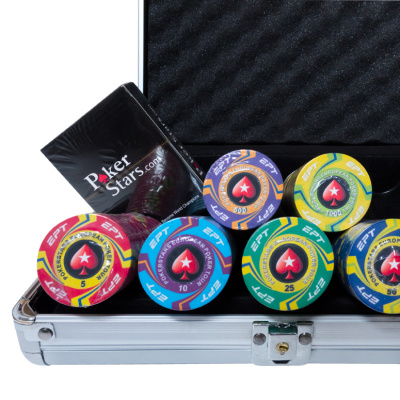 картинка Набор для покера EPT Ceramic на 500 фишек от магазина Gamesdealer.ru