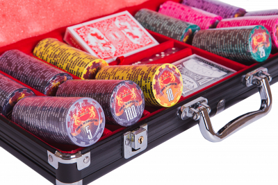 картинка Набор для покера 2 Kings Ceramic на 300 фишек, Partida от магазина Gamesdealer.ru