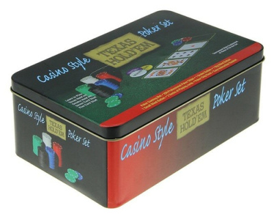 картинка Набор для покера Holdem Light на 200 фишек без номинала от магазина Gamesdealer.ru