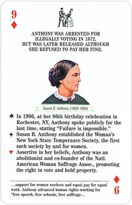 картинка Карты "Famous Women in American History Playing Cards" от магазина Gamesdealer.ru