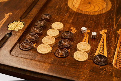 картинка Нарды резные "Армянский фрактал" 60, Ustyan от магазина Gamesdealer.ru