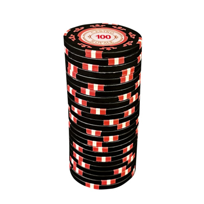 Фишки для игры в покер Casino Royale номиналом 100 (25шт)