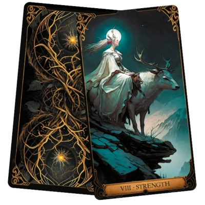 картинка Карты Таро "Druidic Tarot" Lo Scarabeo / Пантеон Друидов Таро от магазина Gamesdealer.ru