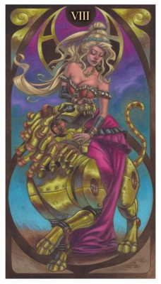 картинка Карты Таро "Steampunk art Nouveau Tarot Cards" Lo Scarabeo / Стимпанк Арт-Нуво от магазина Gamesdealer.ru