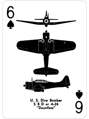 картинка Карты "World War II Airplane Spotter Playing Cards" от магазина Gamesdealer.ru