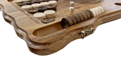 картинка Нарды резные "Армянский узор 12" 60, Haleyan от магазина Gamesdealer.ru