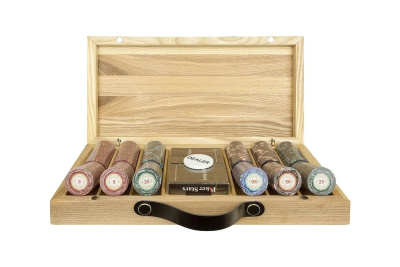 картинка Набор для покера Casino Royale на 300 фишек в кейсе из ясеня v2, Partida от магазина Gamesdealer.ru