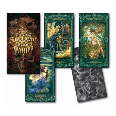 картинка Карты Таро "Fournier Alchemy Tarot" Fournier / Алхимия 1977 Английское Таро от магазина Gamesdealer.ru