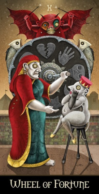 картинка Карты Таро "Deviant Moon Tarot Borderless Edition" Reprint / Таро Безумной Луны TAROMANIA от магазина Gamesdealer.ru