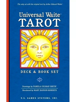картинка Карты Таро "Universal Waite Tarot Deck Book Set" US Games / Комплект колод/книг Таро Уэйта от магазина Gamesdealer.ru