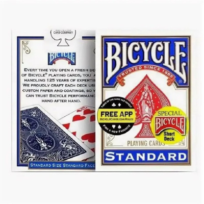 картинка Карты "Bicycle Standard Short Blue" от магазина Gamesdealer.ru