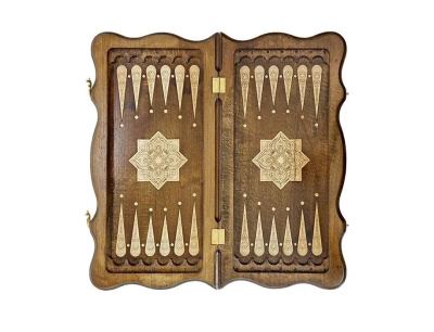 картинка Нарды резные "Тёмный Узор 1" 50, Mirzoyan от магазина Gamesdealer.ru