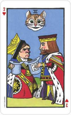 картинка Карты Таро "Wonderland Tarot In a Tin" US Games / Страна Чудес в жестяной коробке от магазина Gamesdealer.ru