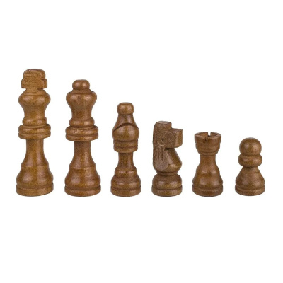 картинка Шахматные фигуры деревянные с подложкой Partida 6,4 см от магазина Gamesdealer.ru