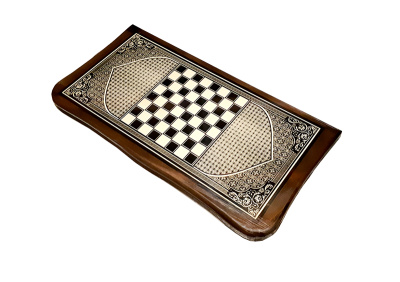 картинка Нарды Бакинские "Девичья башня" ч/б от магазина Gamesdealer.ru