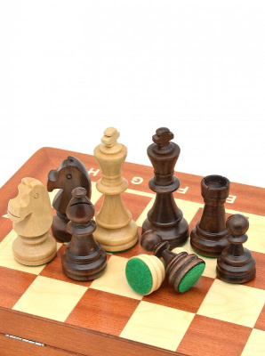картинка Шахматные фигуры "Стаунтон 6" в полиэтиленовом пакете, Wegiel от магазина Gamesdealer.ru