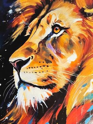 картинка Нарды + Шашки Сирия Лев Король средние (Россия, дерево, 50 см), Partida от магазина Gamesdealer.ru