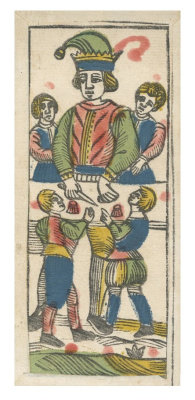 картинка Карты Таро "Tarocchi al Soldato Limited Edition Tarot Cards" Lo Scarabeo / Тароккино Аль Солдато от магазина Gamesdealer.ru