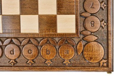 картинка Шахматы + нарды резные с гранатами 30, Haleyan от магазина Gamesdealer.ru