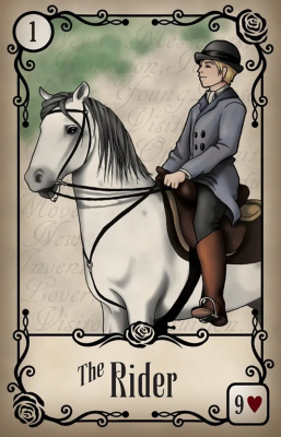 картинка Карты Таро "Under the Roses Lenormand" US Games / Ленорман под розами от магазина Gamesdealer.ru