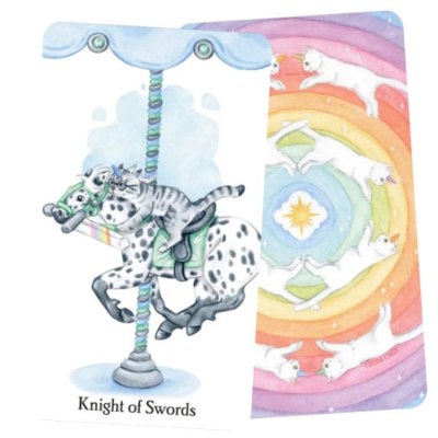 картинка Карты Таро "Caticorn Tarot Cards" US Games / Карты Таро Катикорна от магазина Gamesdealer.ru