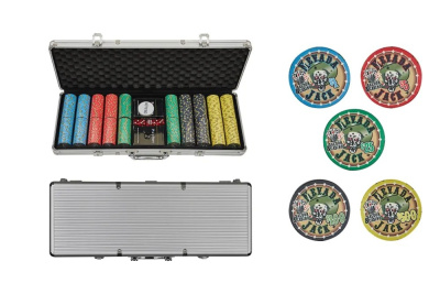 картинка Набор для покера Nevada Jack Ceramic на 500 фишек от магазина Gamesdealer.ru