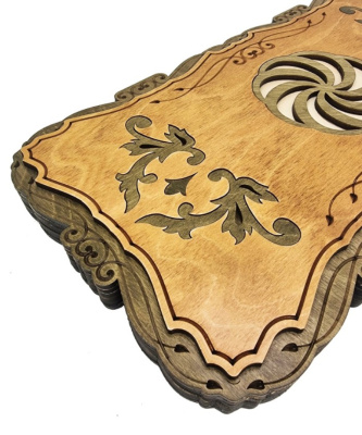 картинка Нарды Марс "Бесконечность" средние (деревянные, 47 см, Россия), Partida от магазина Gamesdealer.ru