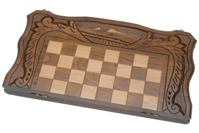 картинка Шахматы + Нарды резные c Араратом 50, Haleyan от магазина Gamesdealer.ru