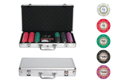 Набор для покера Luxury Ceramic на 300 фишек Набор для покера Luxury Ceramic на 300 фишек