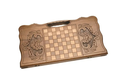 картинка Нарды резные "Лев" с ручкой, Haleyan от магазина Gamesdealer.ru