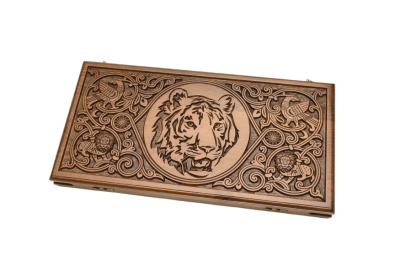 картинка Нарды резные "Тигр" Люкс, Haleyan от магазина Gamesdealer.ru