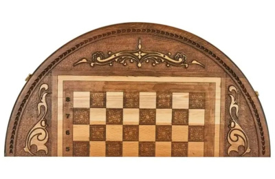 картинка Шахматы + нарды резные "Аревик" 60, Mkhitaryan от магазина Gamesdealer.ru