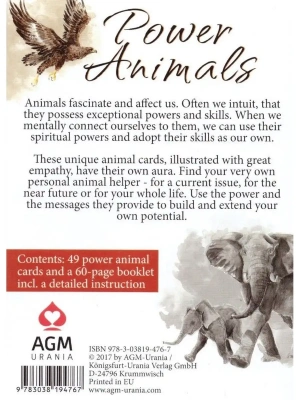 картинка Карты Таро "Power Animal Cards GB" AGM Urania / Сила Животных от магазина Gamesdealer.ru
