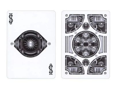 картинка Карты "Bicycle Silver Steampunk" от магазина Gamesdealer.ru