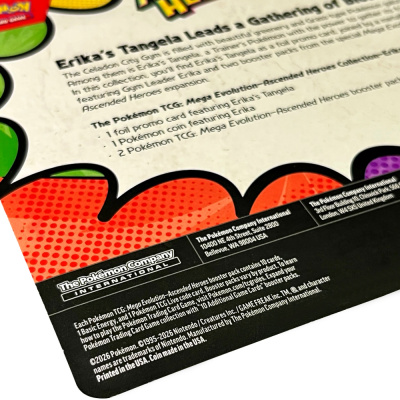 картинка Pokemon Mega Evolution: Ascended Heroes Collection Blister Pokemon TCG (Erika's Tangela) (ENG) от магазина Gamesdealer.ru