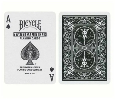 картинка Карты "Bicycle Tactical Field green" от магазина Gamesdealer.ru