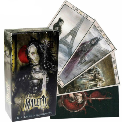 картинка Карты Таро "Fournier Luis Royo Malefic Tarot" Fournier / Колода Времени Малефик от магазина Gamesdealer.ru