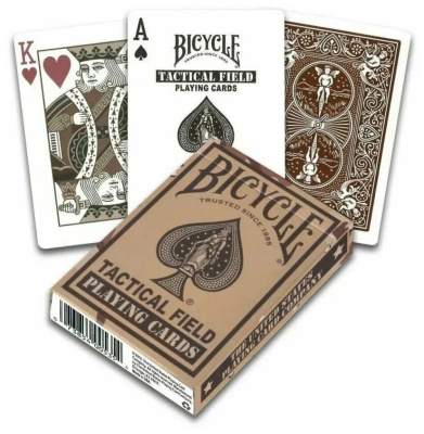 картинка Карты "Bicycle Tactical Field brown" от магазина Gamesdealer.ru