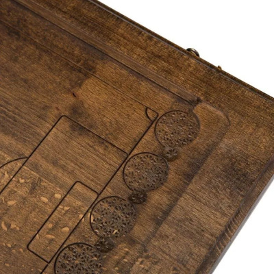 картинка Нарды резные "Реал Мадрид", Ustyan от магазина Gamesdealer.ru