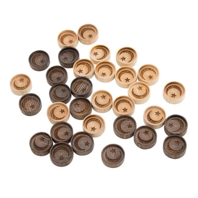 картинка Набор резных фишек для нард "Мусульманский символ", Rasulov от магазина Gamesdealer.ru