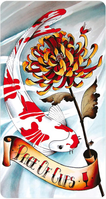 картинка Карты Таро "Eight Coins Tattoo Tarot Borderless Miniature" US Games / Миниатюрное издание «Т от магазина Gamesdealer.ru