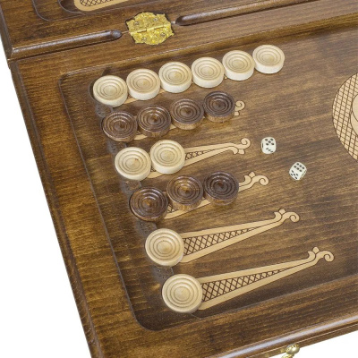 картинка Нарды резные "Вдохновение" 60, Ustyan от магазина Gamesdealer.ru