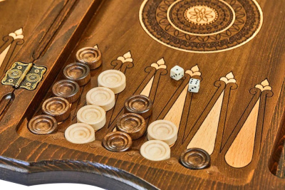 картинка Шахматы + нарды резные "Гамбит 2" 60, Simonyan от магазина Gamesdealer.ru