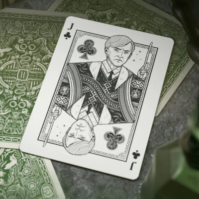 картинка Карты "Theory11 Harry Potter Deck - Green (Slytherin)" от магазина Gamesdealer.ru