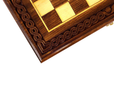 картинка Шахматы + нарды резные "Лоза" 40, Ustyan от магазина Gamesdealer.ru