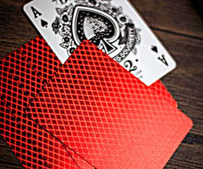 картинка Карты "Bee Metalluxe Red" от магазина Gamesdealer.ru