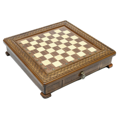 картинка Шахматы резные "Квадро" в ларце 50, Haleyan от магазина Gamesdealer.ru