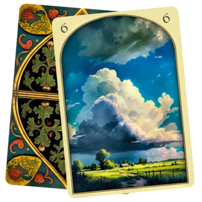 картинка Карты Таро "Medieval Lenormand Oracle" Lo Scarabeo / Средневековые Карты Оракула Ленорман от магазина Gamesdealer.ru