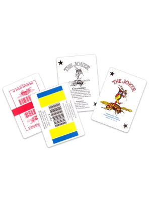 картинка Карты "Bee Gold Gravity Standard Index Red" от магазина Gamesdealer.ru