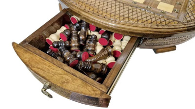 картинка Шахматы резные в ларце "Лусин" 50, Haleyan от магазина Gamesdealer.ru